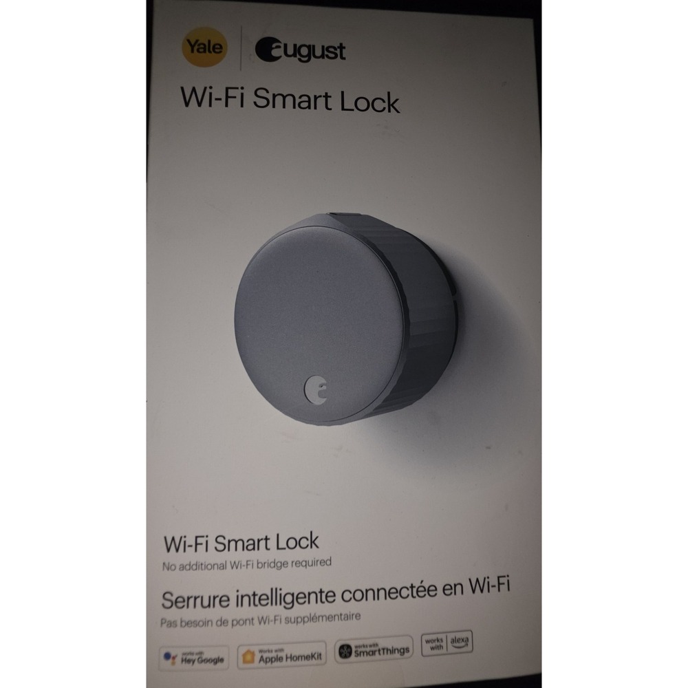 Yale August Wi-Fi Smart Lock 4th Gen Keyless Entry Deadbolt Smart Keypad Bundle